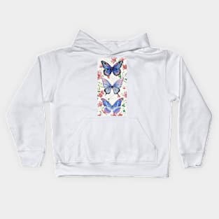 Garden Butterfly Joy F Kids Hoodie